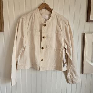 LC Lauren Conrad Nwt Cream Utility Jacket